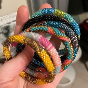 Bracelets all 6 for one price.